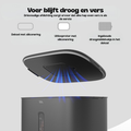 Deksel van de Titan voederbak van 15L met drievoudige afdichting en droogmiddel dat brokjes droog en vers houdt