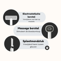 SmartPaw FurVac electrostatische borstel, massageborstel en spleetmondstuk opzetstukken voor verzorging en meubels