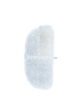 Eén witte filterpad voor de SmartPaw AquaPaw drinkfontein op een witte achtergrond