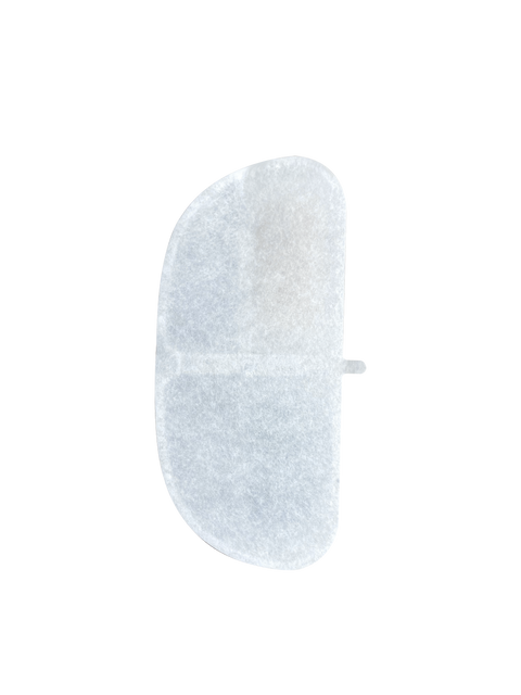 Eén witte filterpad voor de SmartPaw AquaPaw drinkfontein op een witte achtergrond